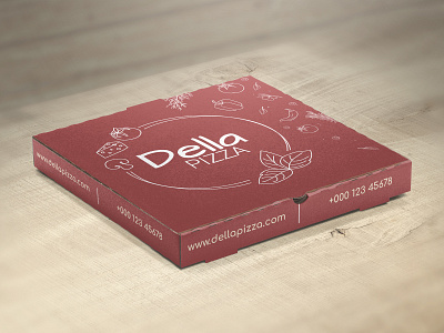 Pizza Box adobe illustrator design mock up package design pizza box vector
