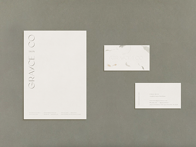 Grayce Skin Co Branding branding clean design clean font dermatologist logo dermatology dermatology branding design identity design logo logodesign simplicity skincare brand skincare branding skincare logo stationary typographic logo typography wellness wellness branding wellness logo