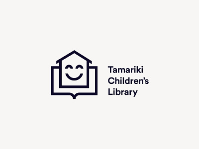 Children's Library Branding book books branding child children cleverlogo design friendly fun icon kid kids library logo logodesign logomarks playful read reading typography