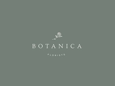 Botanica Florists Branding botanical branding design elegant florist florist branding font logo logodesign typography