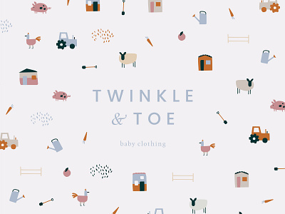 Twinkle & Toe Branding & pattern design