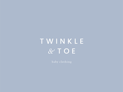 Twinkle & Toe Logo baby branding baby logo baby products branding children art childrens pattern clothing design farm farm illustration font friendly illustration infant logo logodesign pattern design