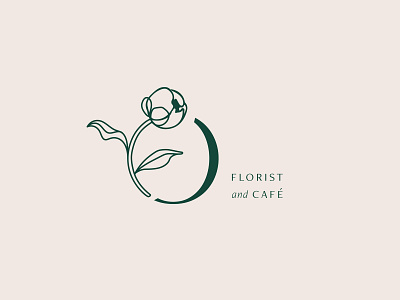 Blóm Branding - Florist and Café botanical branding cleverlogo design elegant floral floral illustartion florist flower flower shop illustration logo logodesign logomarks simplicity typography