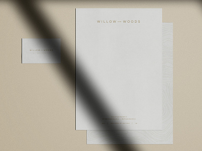 Stationery - willow and woods