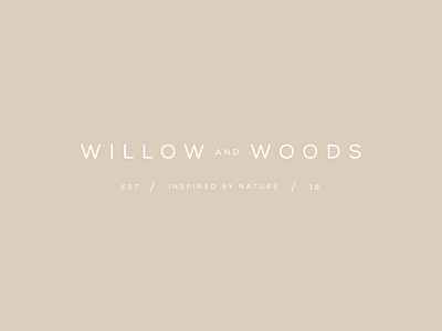 willow and woods Secondary brand earth colour