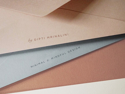 Beautiful colour palette for Minali Brand