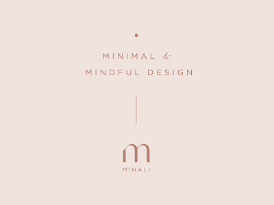 Minali Collateral branding clothing design emblem font india logo logodesign logomarks m minali minimal simplicity simplistic symbol typography vector