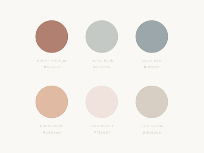 Soft colour palette for Minali Brand branding colour colour collective colour palette colours earthy minimal pantone simplicity soft tranquil