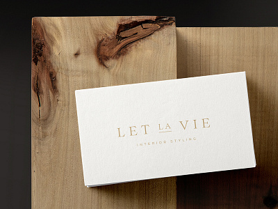 LET LA VIE branding design earth elegant interior interior design la vie logo logodesign logomarks natural simplicity simplistic styling typography