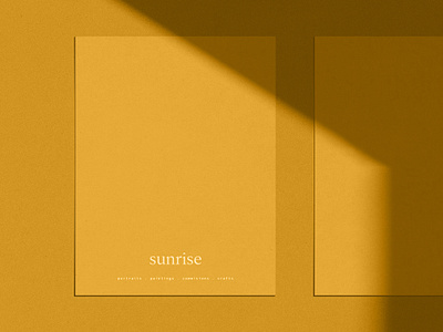 Sunrise Branding branding bright design logo logodesign mustard simplicity sun sunny sunrise sunshine typography yellow