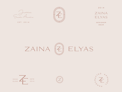 zaina elyas logo marks apparel fashion brand icons logo design logomarks logotype marks secondary logos symbols z icon z logo