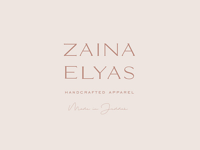 Zaina Elyas Secondary Logo Design