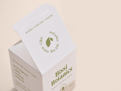 Bissi Botanics cbd skincare cream