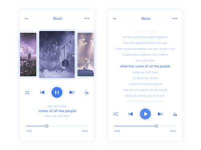 music ui ux 设计