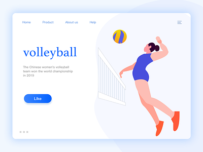 volleyball design ui 设计