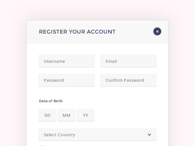 Sign In login register signin social ui userinterface