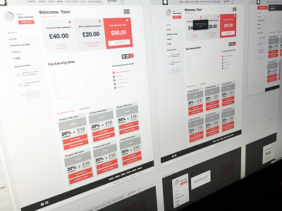 Cashback Wireframes dashboard data infographic platform software ui user experience ux wireframes