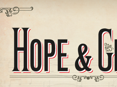 "Hope And Glory" cover detail book cover lettering type typography
