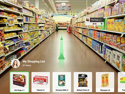 VR/AR 03: Shopping Waypoints ar arkit list retail shopping virtual reality vr