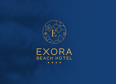 Exora Beach Hotel brand branding design exora graphic design hotel identity illustrator logo luxury madagascar nosybe ui vector