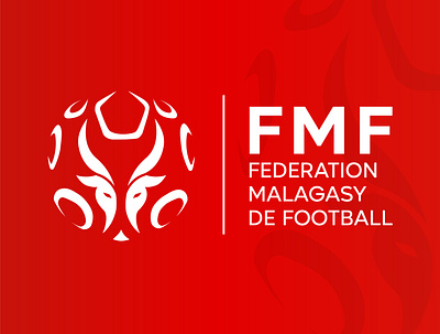 FMF Federation Malagasy de Football - Logo Proposal barea brand branding design federation fifa fmf football identity illustration illustrator logo madagascar proposal sports team vector zebu