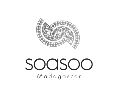 soasoo Madagascar brand identity illustrator linens logo madagascar