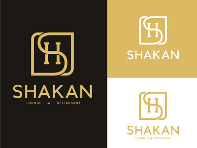 SHAKAN bar brand illustrator logo lounge madagascar restaurant