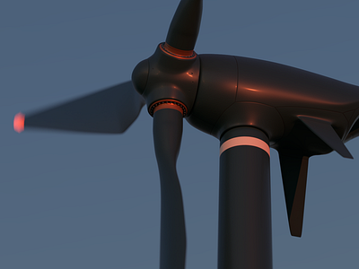 Windmill 3d blender concept design ecology electricity power prototype wind windmill