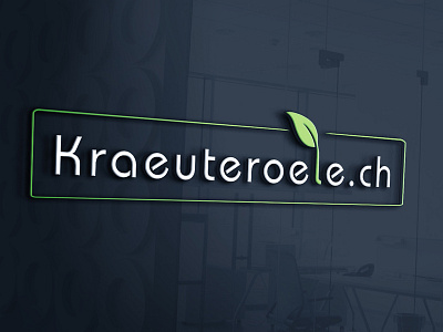 Kraeuteroele.Ch design graphic icon illustration logo logo 3d mockup photoshop typography vector