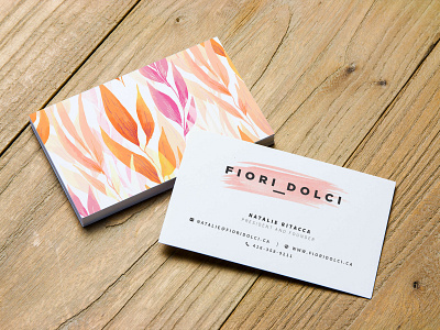 Fiori Dolci Businesscard branding businesscard businessowner creative focus graphics makeupartist marketing newbusiness vector