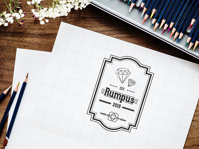 Rumpus adobe branding comments followbackteam graphic illustrationoftheday lettering likes4likes logo logotoons pixel typography vectorart