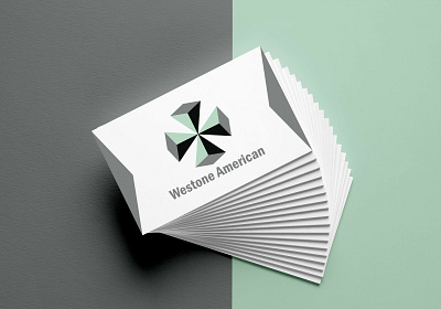 Westone American branding creative design graphic icon identity illustration logo vector