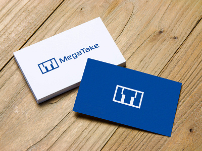 Megatake brand bussiness creative design logo marketing print socialmediamarketing typogaphy vector