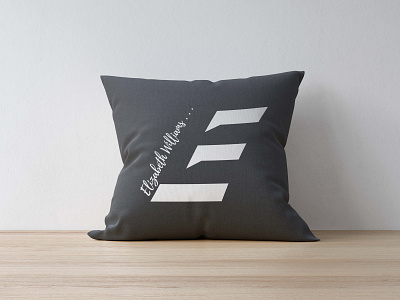 Elizalreth bussiness creative graphicsdesign logo logodesign marketing pillow mockup vectore