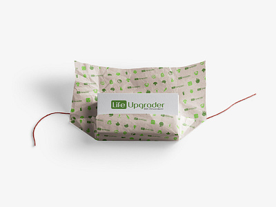 Wrapping Paper - Life Upgrader agency branding bucharest creative creativeagency european europeandesign fitness health life lifeupgrader nutrition outsourceyourgraphics packaging paper serchis serchiscreative upgrader wrapping wrappingpaper