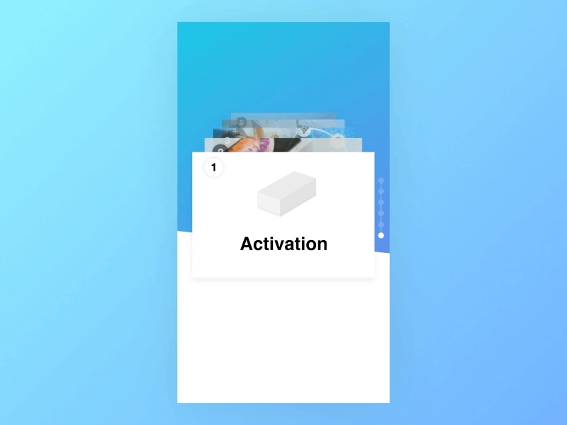 Service intro animation onboarding intro animation gif
