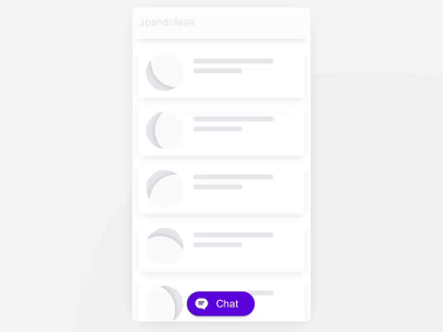 Chat - Typing Animation Concept chat chat app concept interaction design micro animation mobile mokup prototype prototyping transitions typing animation
