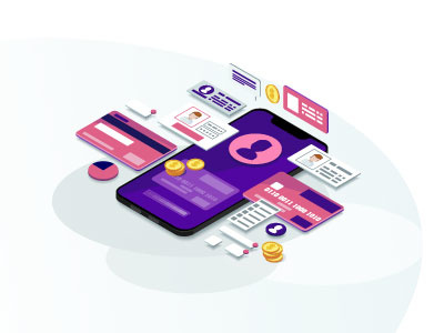 Mobile banking isometric color vector illustration 3d account app banking credit card digital digital wallet e comerce e payment finance infographic internet isometric mobile money online payment smartphone transaction transfer