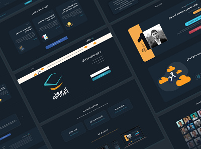 Hamrah Academy branding design ui ux web