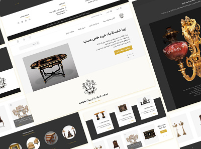 Boyok Antique branding design ui ux web