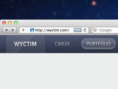 Wyctim.com Redesign blog cleaning redesign wyctim.com