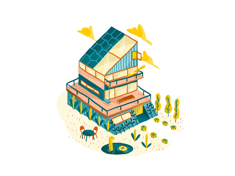 Dream House 2 By Astrid Prasetianti On Dribbble