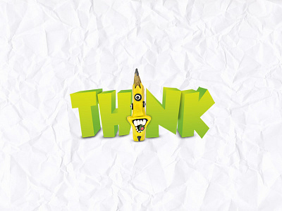 Logo Think branding craft designer logo think