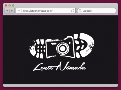 Logo Lente Nomada cam design lente logo nomada photography travel