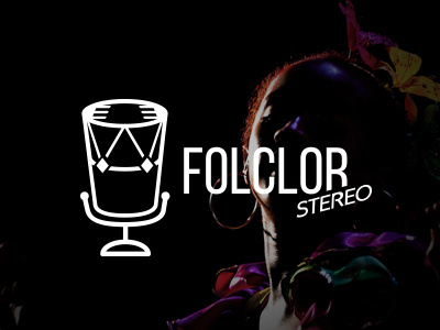 Logo Folclor Stereo advertising art direction branding folclor illustration logo music