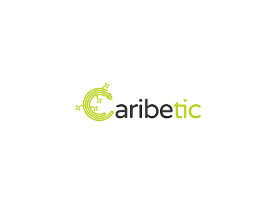 Logo Caribetic advertising branding caribbean illustration illustrator logo logo design