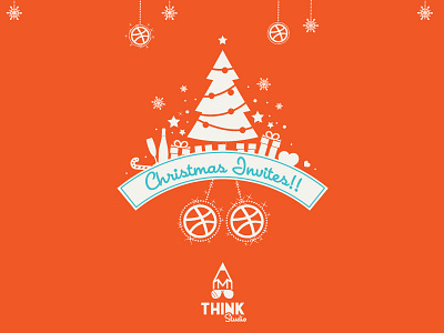 Invite Christmas 2015 Dribbble