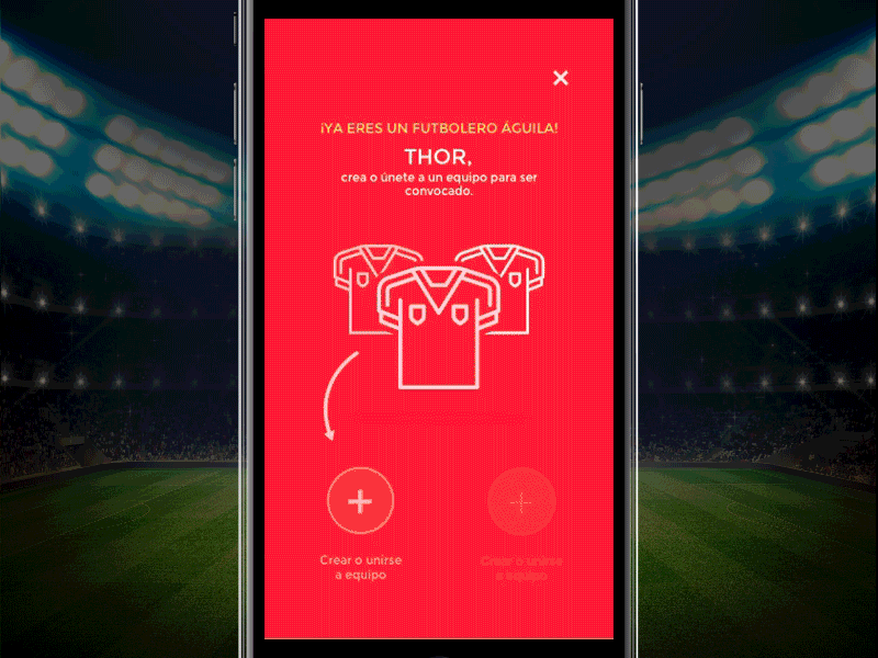 Concept Soccer App android clean courts football ios manage skills soccer team ui ux