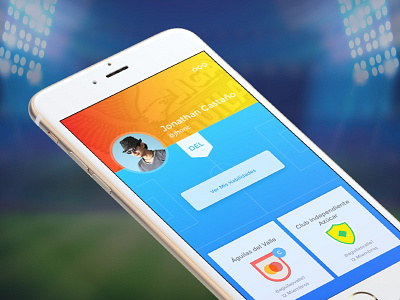 Soccer App android clean courts football ios manage skills soccer team ui ux