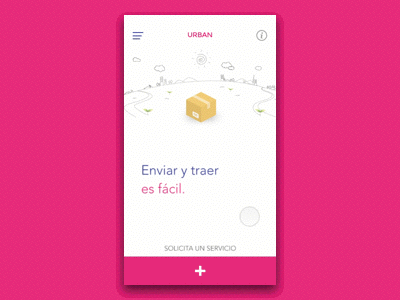 Delivery App - Services One way android delivery design interactive ios one way services star app ui ux